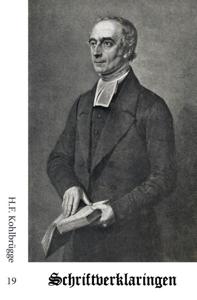 Schriftverklaringen 19 (Paperback)