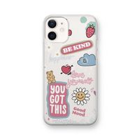 Positivity: iPhone 12 Transparant Hoesje