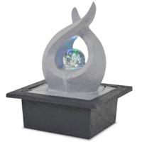 VidaXL Binnenfontein met led-verlichting polyresin
