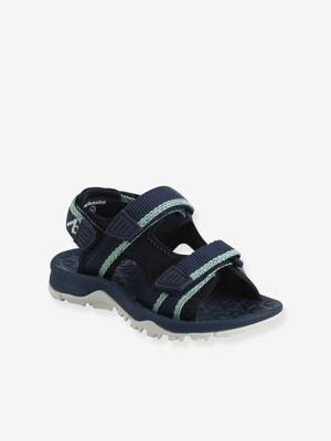 Kindersandalen met klittenband, collectie kleuterschool marineblauw