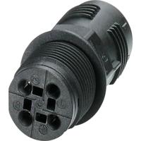 Phoenix Contact 1423985 Muurdoorvoer Zwart