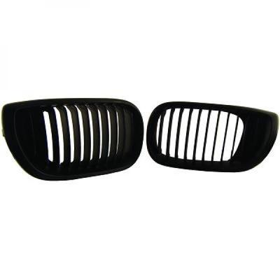 Grilleset BMW E46 sedan/touring facelift (2001-2005) matzwart 1215640