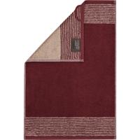 Cawö Cawö Two-Tone Gastendoekje 30x50 bordeaux Cawö Cawö Two-Tone Gastendoekje 30x50 bordeaux