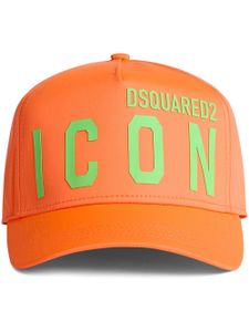 DSQUARED2 casquette à logo imprimé - Orange