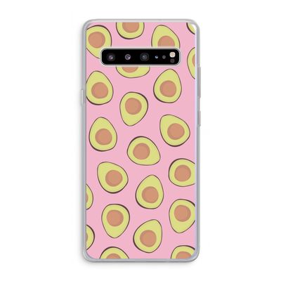 Dancing avocados: Samsung Galaxy S10 5G Transparant Hoesje