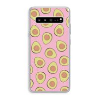 Dancing avocados: Samsung Galaxy S10 5G Transparant Hoesje