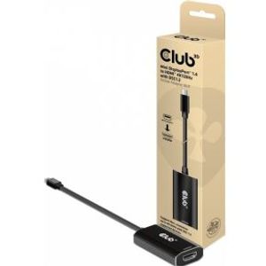 CLUB3D CAC-1186 video kabel adapter 0,15 m Mini DisplayPort HDMI Type A (Standaard) Zwart