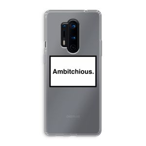 Ambitchious: OnePlus 8 Pro Transparant Hoesje