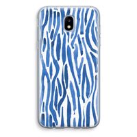 Blauwe nerven: Samsung Galaxy J5 (2017) Transparant Hoesje