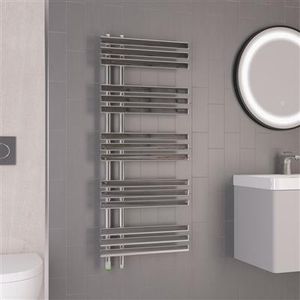 Eastbrook Loddon elektrische handdoekradiator 50x120cm 450W chroom