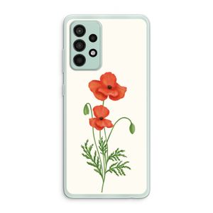 Red poppy: Samsung Galaxy A52s 5G Transparant Hoesje