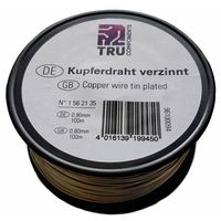 TRU COMPONENTS Koperdraad Buitendiameter (excl. isolatielak): 0.40 mm 90 m - thumbnail