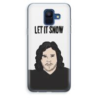 Let It Snow: Samsung Galaxy A6 (2018) Transparant Hoesje
