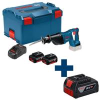 Bosch Professional GSA 18V-Li Accu Reciprozaag 18V 5.0Ah Li-ion in L-Boxx - 060164J00B