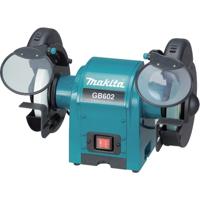 Makita 230 v werkbankslijper 150 mm gb602 werkbankslijpmachine (blauw/zwart)