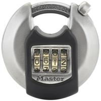 MASTER LOCK 70 mm breed Excell-hangslot van zink met schijf en versterkte beugel; vrije combinatiekeuze - thumbnail