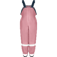Playshoes regenbroek bretels fleece gevoerd uni pastel light pink-128