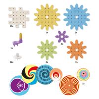 Quercetti kaleido gears play eco tandwielenset, 38dlg. Quercetti kaleido gears play eco tandwielenset, 38dlg.