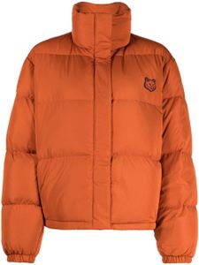 Maison Kitsuné veste bomber à logo brodé - Orange