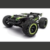 Blackzon Groen Brushless 1:16 RC auto Elektro Monstertruck 4WD 2,4 GHz Incl. accu en lader, Met lichteffect