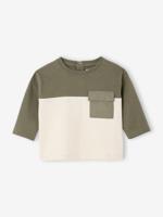 T-shirt baby lange mouwen kaki