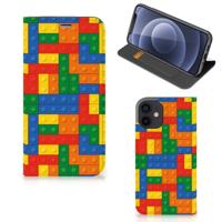 iPhone 12 Mini | Hoesje met Magneet | Blokken