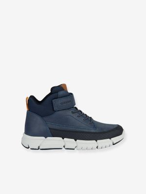 GEOX® J Flexyper Boy kindersneakers met hoge hiel. marineblauw