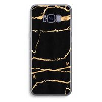 Gouden marmer: Samsung Galaxy S8 Plus Transparant Hoesje