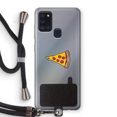 You Complete Me #1: Samsung Galaxy A21s Transparant Hoesje met koord