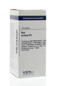 VSM Nux vomica D4 (200 tab)