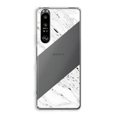 Biggest stripe: Sony Xperia 1 III Transparant Hoesje