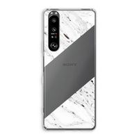 Biggest stripe: Sony Xperia 1 III Transparant Hoesje