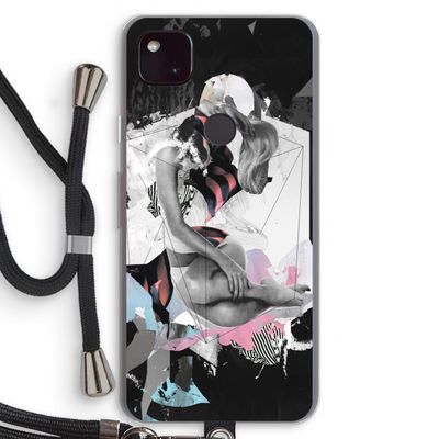 Camouflage de sommeil: Pixel 4a 5G Transparant Hoesje met koord