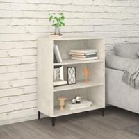 Dressoir 69,5x32,5x90 cm bewerkt hout betongrijs