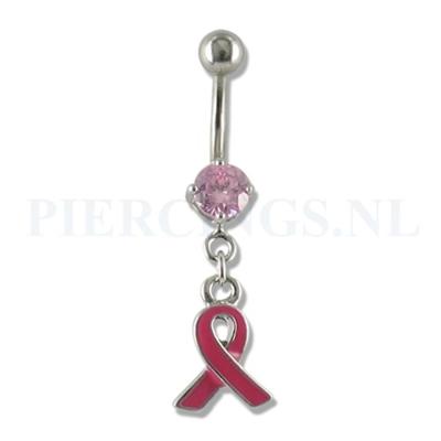 Navelpiercing 
-- donatie 2.50 aan Stichting Pink Ribbon ---