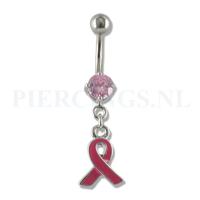 Navelpiercing 
-- donatie 2.50 aan Stichting Pink Ribbon ---