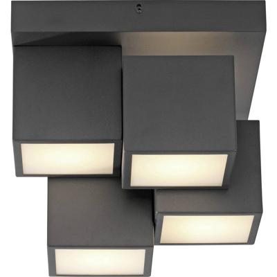 Just Light 14114-18 TETRIS LED-plafondlamp LED LED vast ingebouwd 17 W Zwart