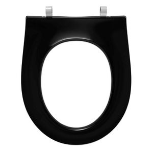 Pressalit Objecta pro polygiene closetzitting zonder deksel zwart 989111-df7999