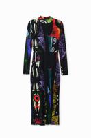 Arty midi-jurk M. Christian Lacroix - BLACK - L