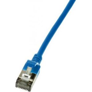 LogiLink Slim U/FTP netwerkkabel Blauw 2 m Cat6a U/FTP (STP)