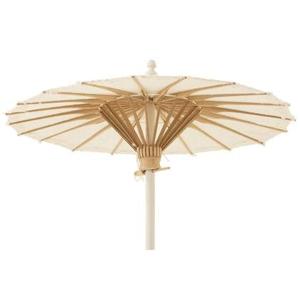 J-Line parasol Tumanggal - textiel|hout - wit