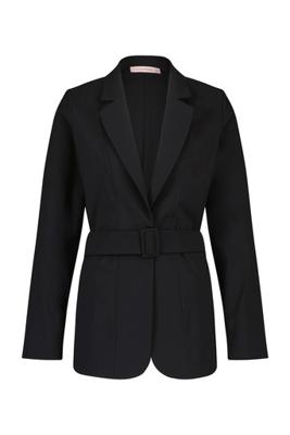Jade buckle blazer - black - 06949