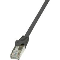 LogiLink CP2063S RJ45 Netwerkkabel, patchkabel CAT 6 F/UTP 3.00 m Zwart Snagless 1 stuk(s) - thumbnail