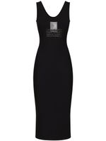 Dolce & Gabbana DGVIB3 scoop-neck midi dress - Noir