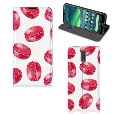 Nokia 2.3 | Flip Style Cover | Pink Macarons