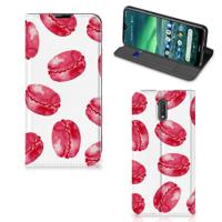 Nokia 2.3 | Flip Style Cover | Pink Macarons