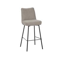 LABEL51 Barkruk Lennon - Naturel - Boucle - Zithoogte 78