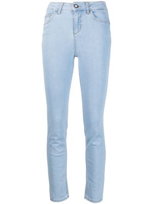 LIU JO jean skinny à coupe courte - Bleu