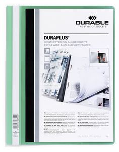 Durable DURAPLUS stofklepmap Groen, Transparant