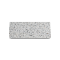 Storke Edge staand badmeubel 130 x 52 cm beton donkergrijs met Tavola enkel of dubbel wastafelblad in mat wit/zwart terrazzo